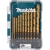 MAKITA D-72855 HSS-TiN Ekonomická sada vrtáků do kovu 13ks