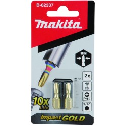 MAKITA B-62337 Impact GOLD super slim torsní bit PH2-25mm 2pcs,newE-03143