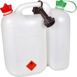 MAKITA 949000036 kanystr kombinovaný (palivo 5l + olej 3l), transparentní