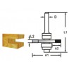 MAKITA D-48963 Kotoučová fréza složiskem stopka 8 mm,47,6x3x59 mm