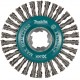MAKITA D-73411 kotoučový kartáč z ocelového drátu-vlnitý drát průměr 0,5mm X-LOCK 115mm