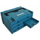 MAKITA P-84333 Makpac s přihrádkami - 3 řady po dvou přihrádkách