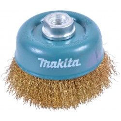 MAKITA D-39780 miskovitý kartáč z mosazného drátu,vlnitý drát 0,3mm,90mm
