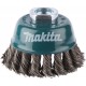 MAKITA D-24131 miskovitý kartáč z ocelového drátu,splétaný drát 0,5mm,75mm
