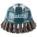 MAKITA D-24131 miskovitý kartáč z ocelového drátu,splétaný drát 0,5mm,75mm