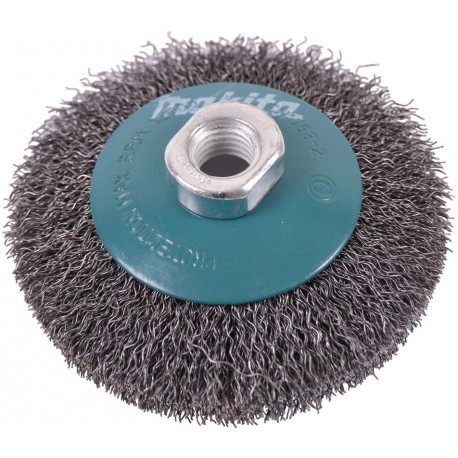 MAKITA D-39827 miskovitý kartáč z ocelového drátu,vlnitý drát 0,3mm,100mm