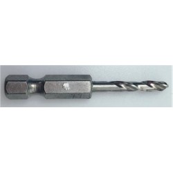 MAKITA B-56437 nýtovací vrták do kovu HSS šestihran 1/4" 3,3 x 50mm, 10 ks bal