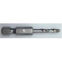 MAKITA B-56437 nýtovací vrták do kovu HSS šestihran 1/4" 3,3 x 50mm, 10 ks bal