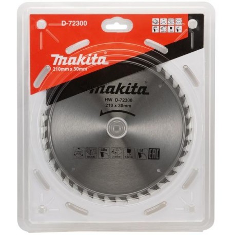 MAKITA D-72300 pilový kotouč 210x30mm 40Z