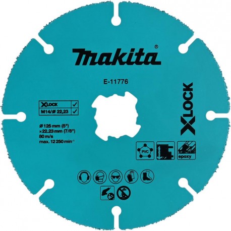 MAKITA E-11776 řezný kotouč TCT X-LOCK 125mm