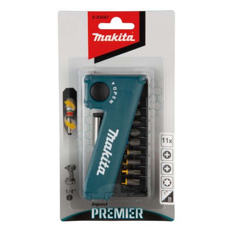 MAKITA E-03567 sada 11 ks torzních bitů Impact Premier ,oldB-28597
