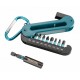 MAKITA E-12005 sada bitů 1/4" Impact Black, 10 ks