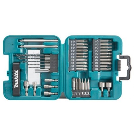 MAKITA D-58877 sada bitů a vrtáků 42 ks v plastovém kufru