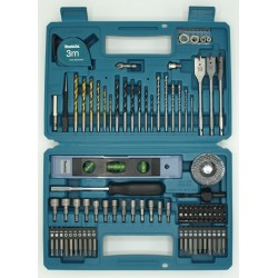 MAKITA E-10730 sada bitů a vrtáků, 102ks , oldP-52037