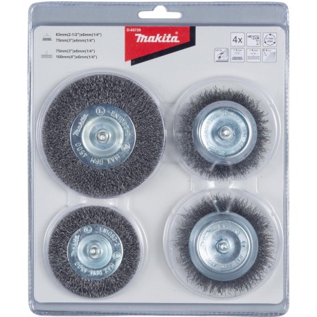 MAKITA D-65729 sada kartáčů do vrtačky 4ks
