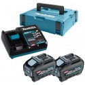 MAKITA 191V35-5 sada Li-ion XGT 40V 2ksBL4050F+1ksDC40RA+1ksMakpac