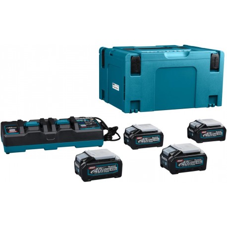 MAKITA 191U28-6 sada Li-ion XGT 40V 4ks BL4040+1ks DC40RB+1ksMakpac