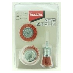 MAKITA D-70742 sada nylonových kartáčů pro hrubé broušení 3 ks