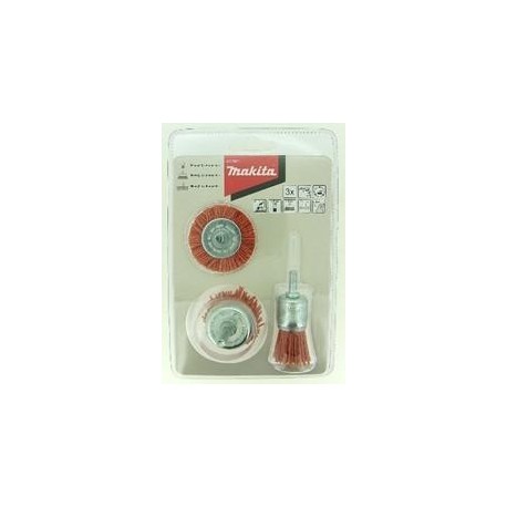 MAKITA D-70742 sada nylonových kartáčů pro hrubé broušení 3 ks