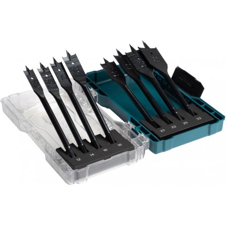 MAKITA E-08698 sada plochých vrtáků do dřeva 8 ks 12-32mm