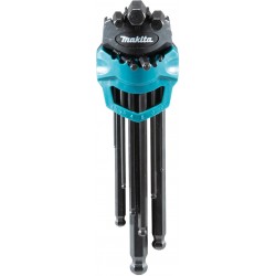 MAKITA B-65894 sada šroubováků úhlových (inbusů) s kulovou hlavou 1,5/2/2/5/3/4/5/6/8/10mm, 9ks