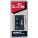 MAKITA E-12011 sada torzních bitů 1/4" Impact Black, 10 ks