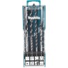 MAKITA E-15855 sada vrtáků TCT s válcovou stopkou Multimateriál 8ks