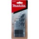 MAKITA D-62371 sada vrtáků do dřeva 2-8mm (po 1), stopka HEX 1/4", 9ks