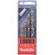 MAKITA D-30508 sada vrtáků do kovu HSS-G DIN 338, Typ N, 118°, Mforce 4/5/6/8/10mm, 5ks
