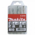 MAKITA D-23759 sada vrtáků do kovu/dřeva/zdiva 5,6/5,6/6mm, stopka HEX 1/4", 5ks