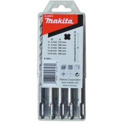 MAKITA B-49074 sada vrtáků SDS-Plus V-Plus 5x50/110 a 6,8,10,12x110/160mm, 5ks , oldP-67169