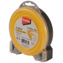 MAKITA E-02870 struna nylonová Pro 3,0mm, 15m, žlutá, hranatá , old369224802