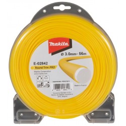 MAKITA E-02842 struna nylonová Pro 3,0mm, 56m, žlutá, kulatá , old369224799