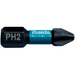 MAKITA B-63616 torzní bit 1/4" Impact Black PH2, 25mm 2 ks