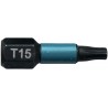 MAKITA B-63666 torzní bit 1/4" Impact Black T15, 25mm 2 ks