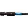 MAKITA B-63775 torzní bit 1/4" Impact Black T15, 50mm 2 ks
